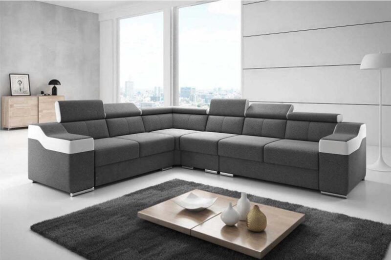 Canapé Miami angle réversible/convertible