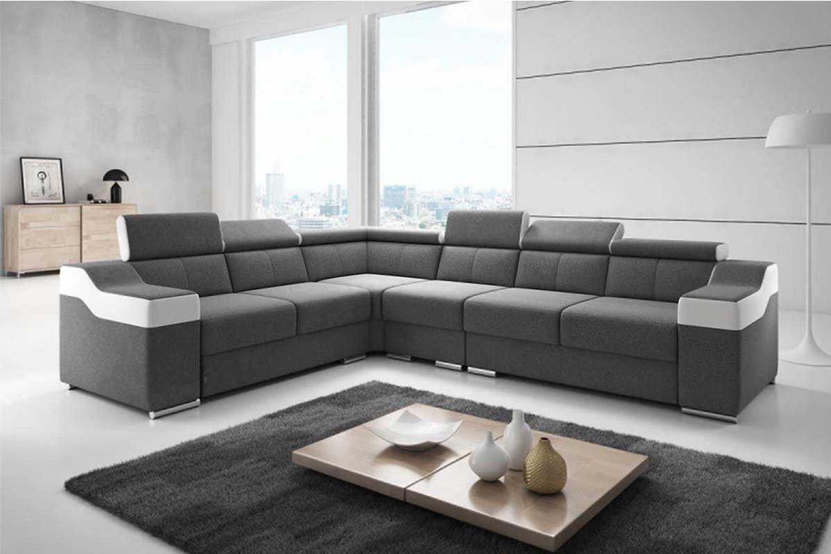 Canapé Miami angle réversible/convertible
