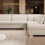 CANAPÉ VALERIA VELOURS BEIGE