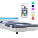 Lit Led Blanc Avec Sommier