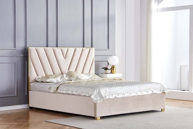 Lit Vera Velours 140×190 Cm