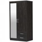 ARMOIRE 2 PORTES MIROIR