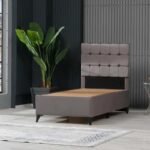 LIT CUBA VELOURS COFFRE 90x190