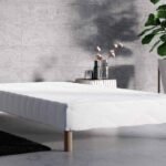 SOMMIER TAPISSIER 90 x 200 cm + 4 pieds