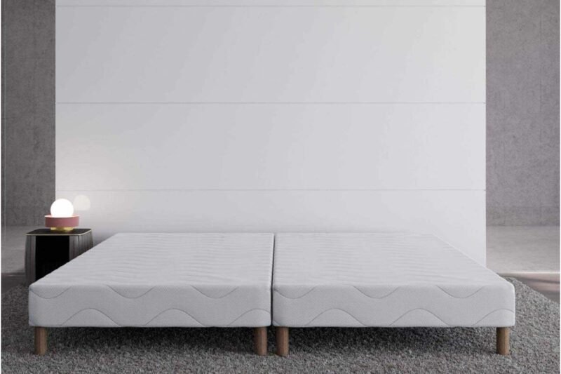 Sommier tapissier 180 X 200 cm + 8 pieds (2x 90x200cm)