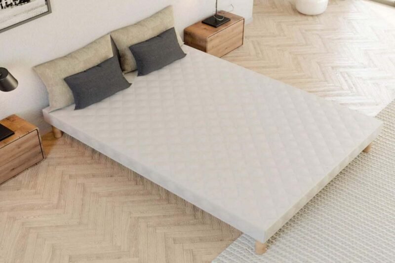 SOMMIER TAPISSIER 140 x 190 cm + 4 pieds