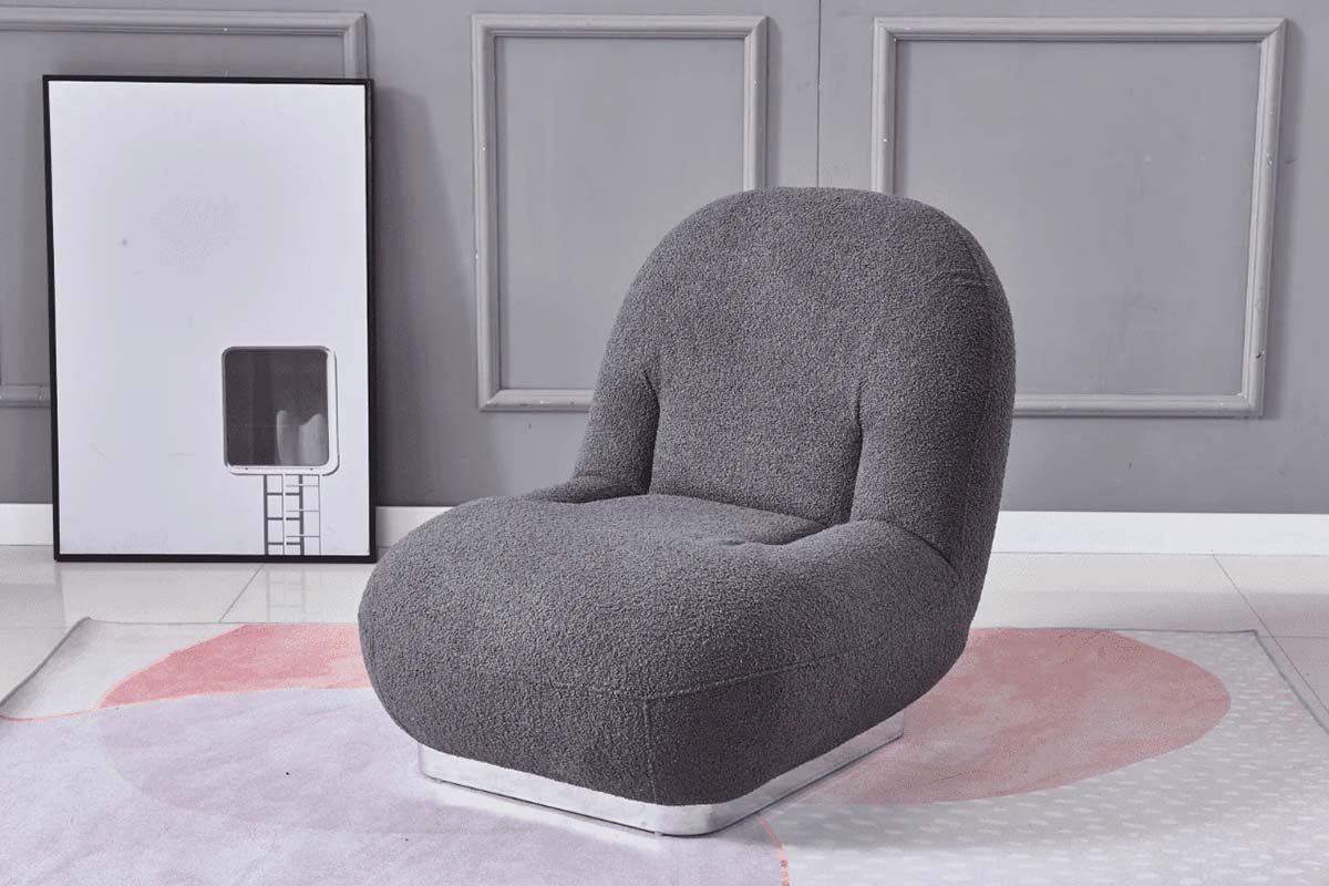 FAUTEUIL LOVING BLANC?GRIS - Image 2