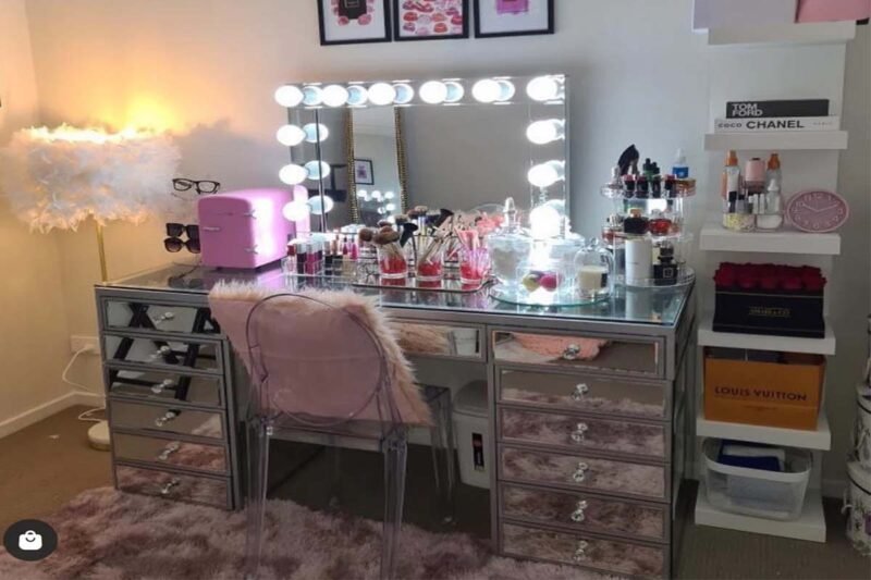 ENSEMBLE MIROIR VERRE