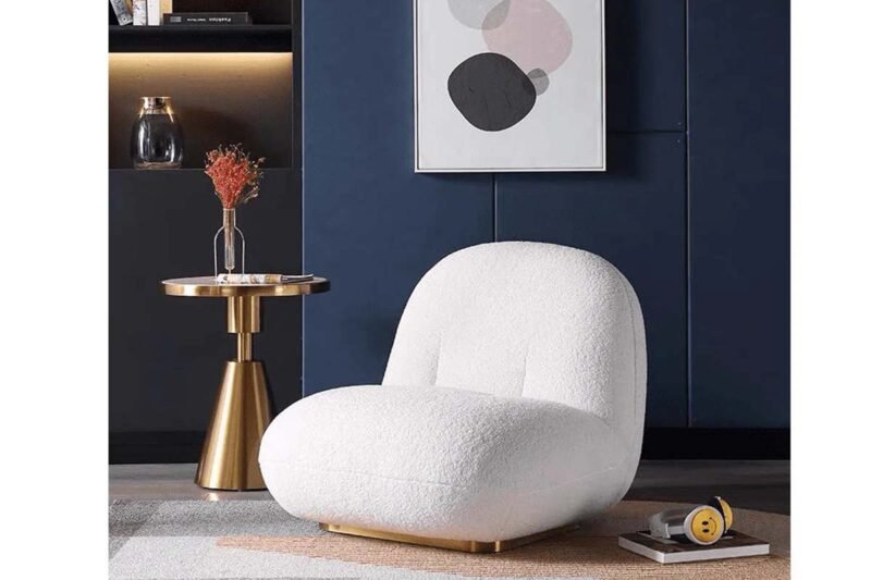 FAUTEUIL LOVING BLANC?GRIS