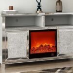 Meuble Tv Cheminee Etincelle 146x40x85 CM