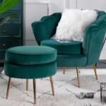 Fauteuil Nymphéa Pieds Dorés