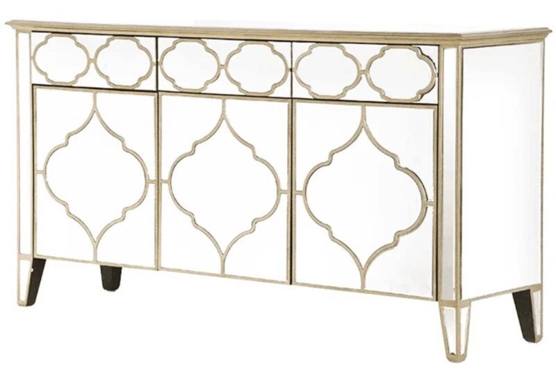 BUFFET MIROIR VENITI EN 3 PORTES
