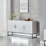 BUFFET ALYA BOIS LAQUE BLANC