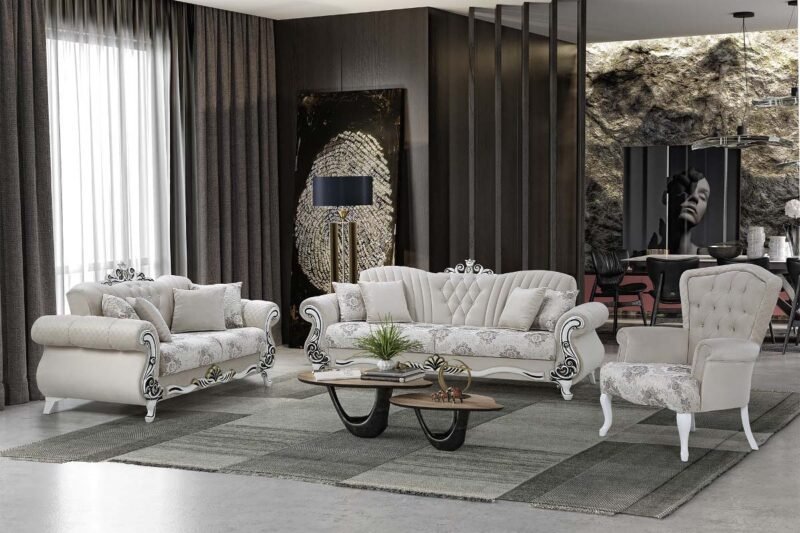 CANAPE SALON MEDEA VELOUR 3+2+1