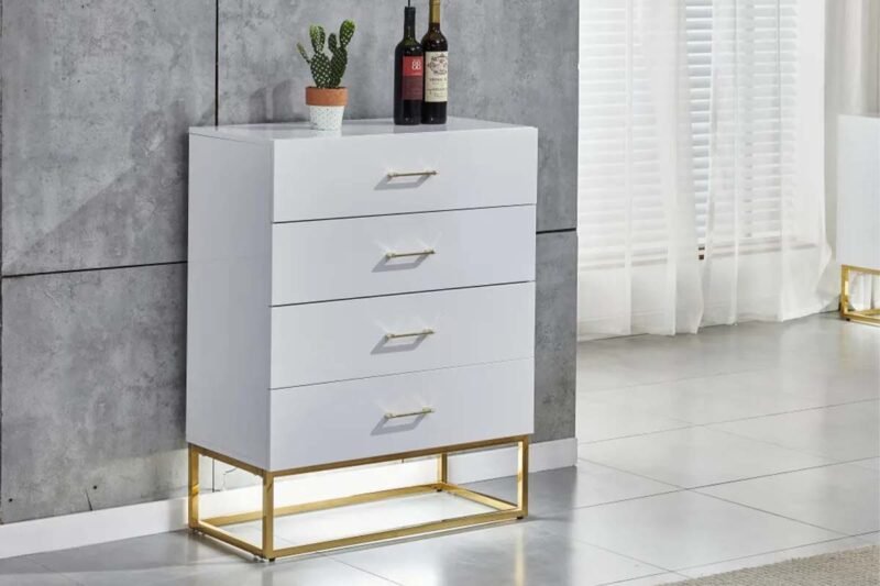 COFFRE ALYA LAQUÉ BLANC