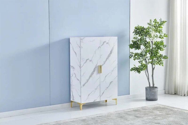 Meuble A Chaussure Pieds Dore L:81 l:35 H:125