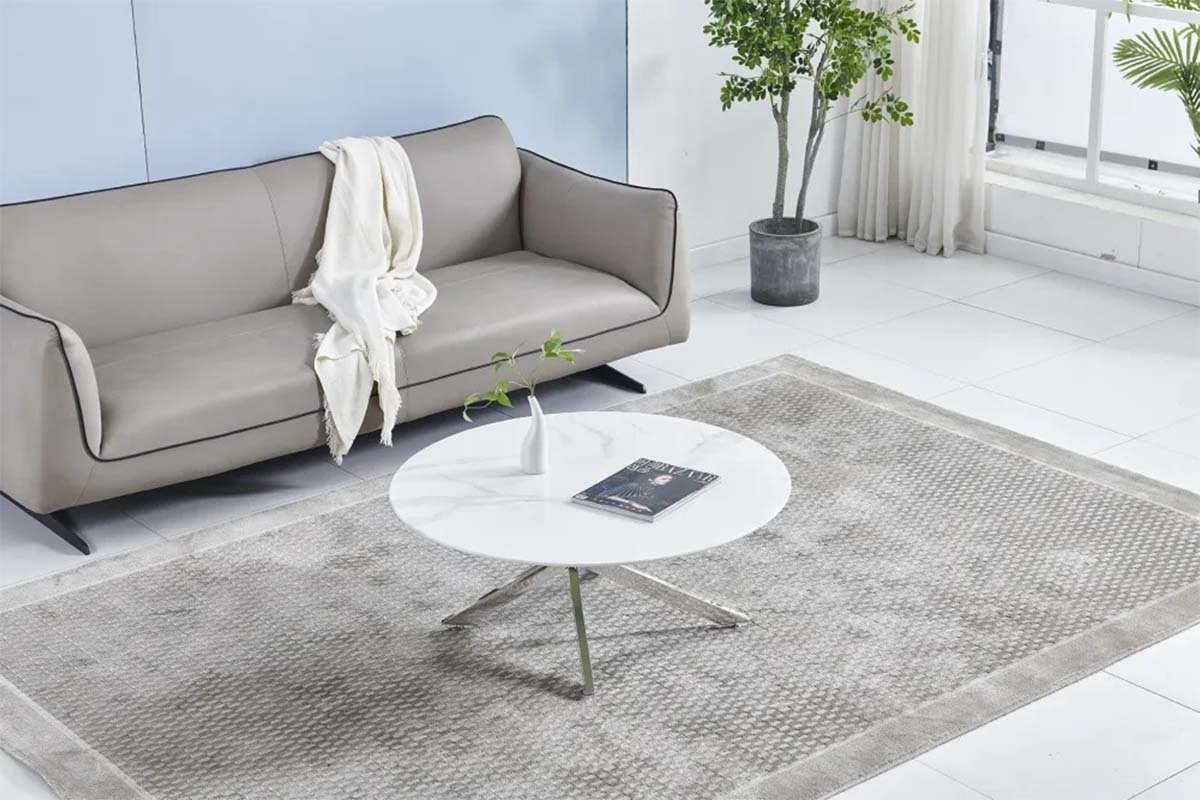 Table Basse Olivia Ronde Marbre 90cm - Image 4