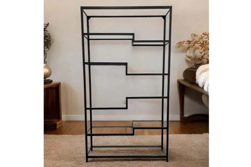 BIBLIOTHEQUE TRANSPARENT L:100cm P:30cm H:180cm