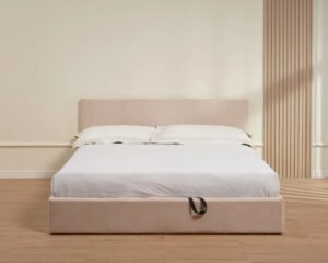 Lit coffre BASTIEN velours