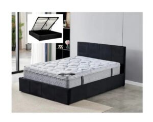 Lit coffre SIMPLY en velours